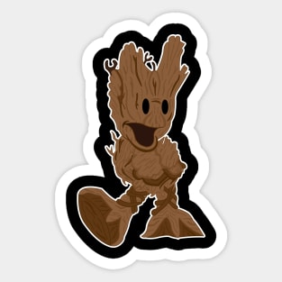 Vintage Groot Sticker